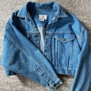 Vintage Calvin Klein Sport Cropped Jean Jacket